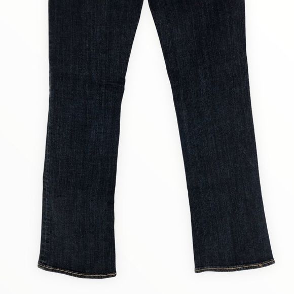 Kut from the Kloth Dark Denim Contrast Stitch Nicole High Rise Bootcut size 4 - Picture 6 of 12